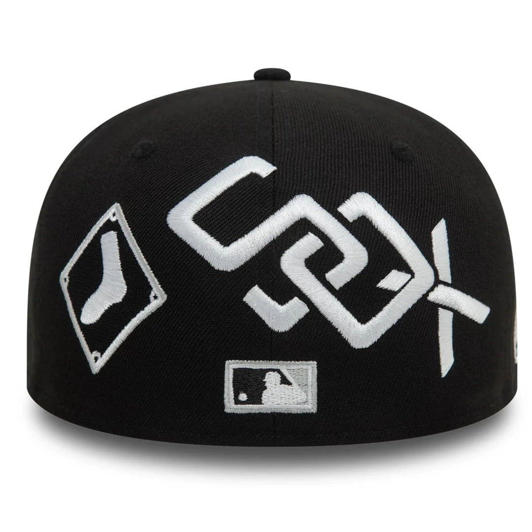 New Era MLB Cooperstown Patch 59Fifty C White Sox black