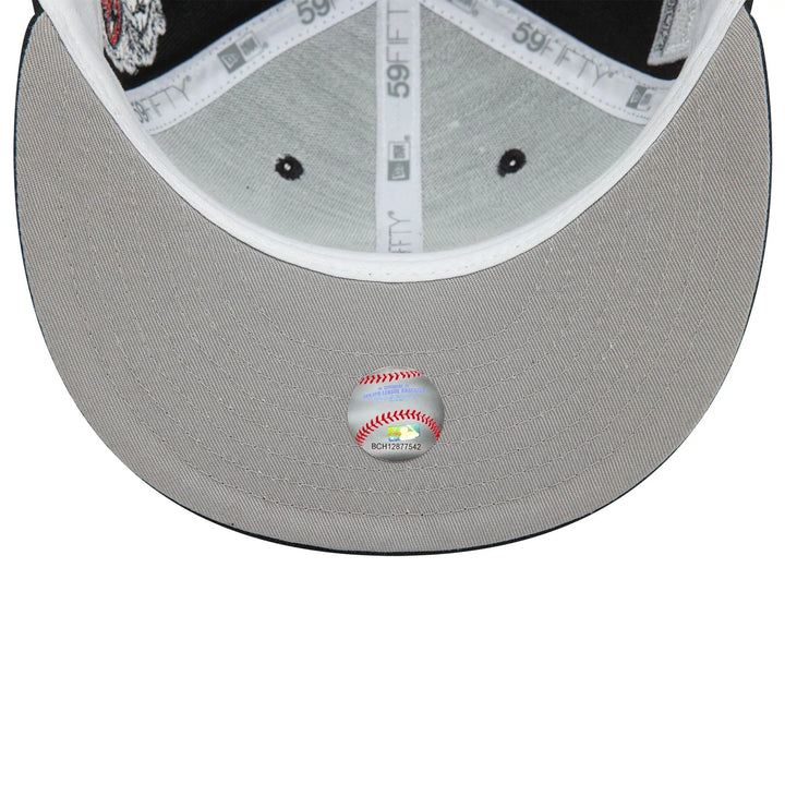 New Era MLB Cooperstown Patch 59Fifty C White Sox black