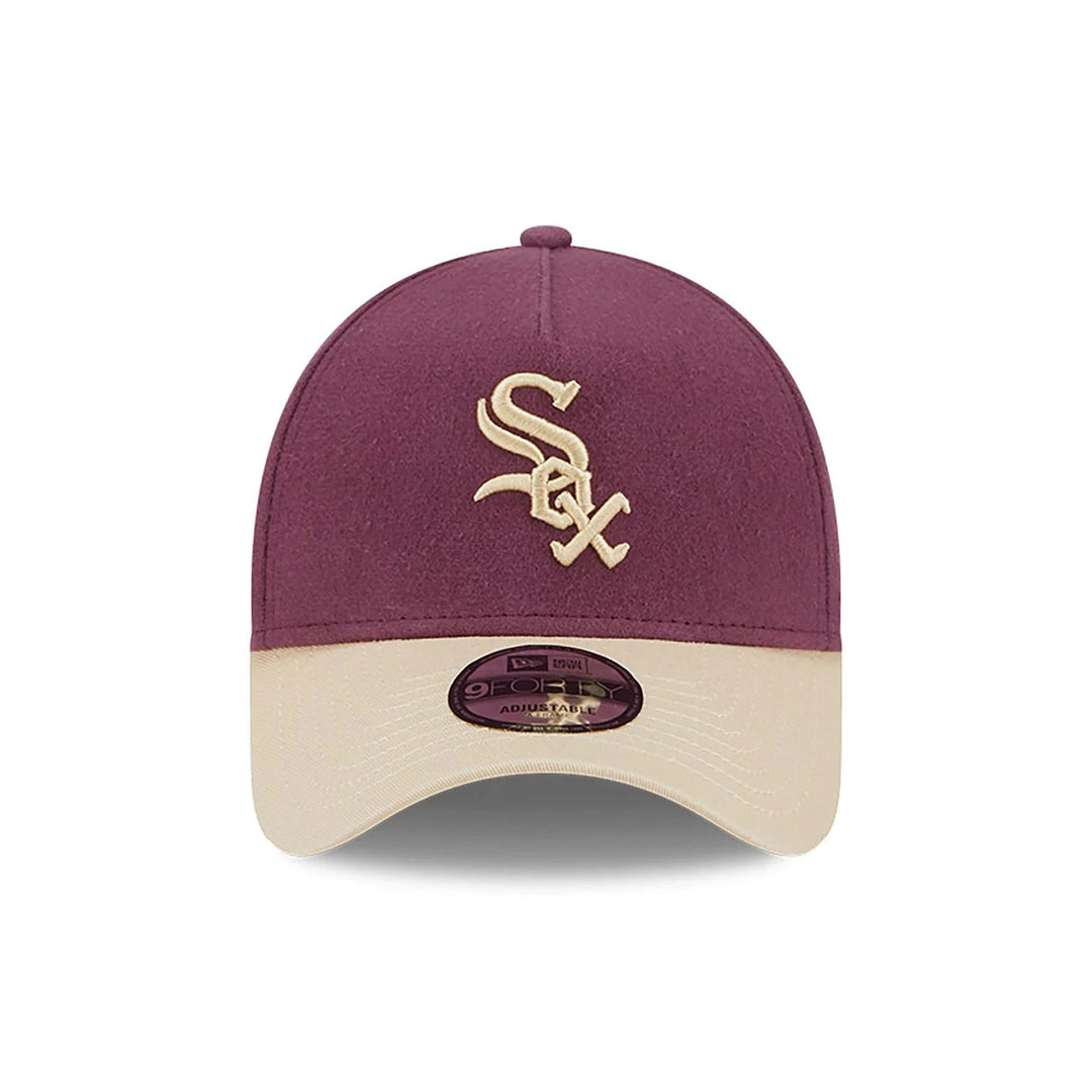 New Era Moleskin Crown 9Forty A-Frame C White Sox burgundy/beige