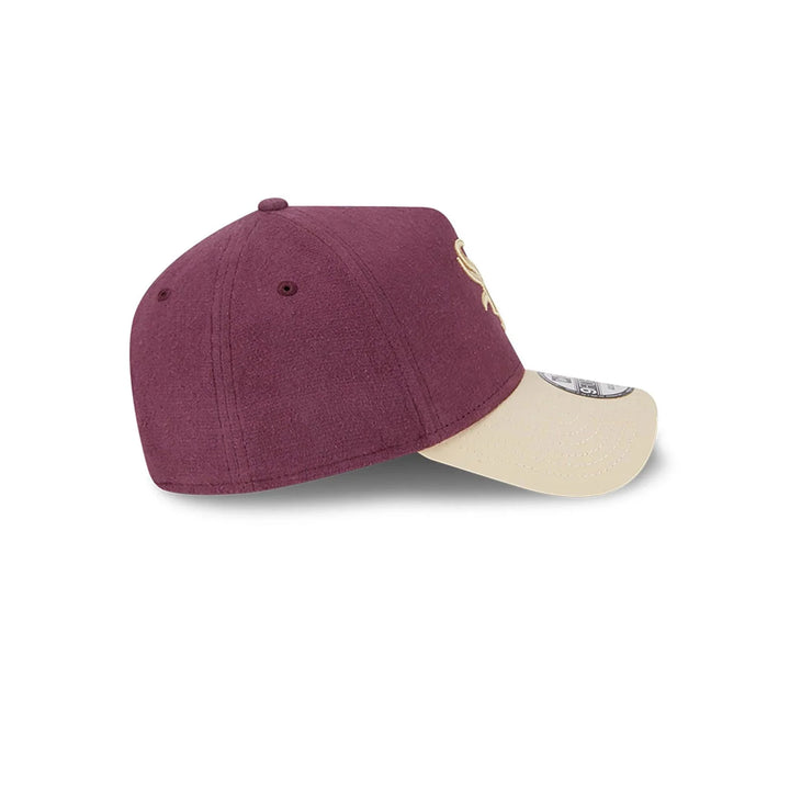 New Era Moleskin Crown 9Forty A-Frame C White Sox burgundy/beige