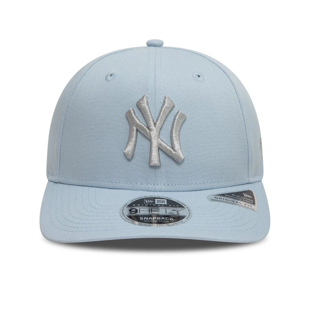 New Era Metallic 9Fifty Original Fit NY Yankees pastel blue