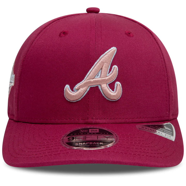 New Era World Series 9Fifty Original Fit Snap A Braves dark red