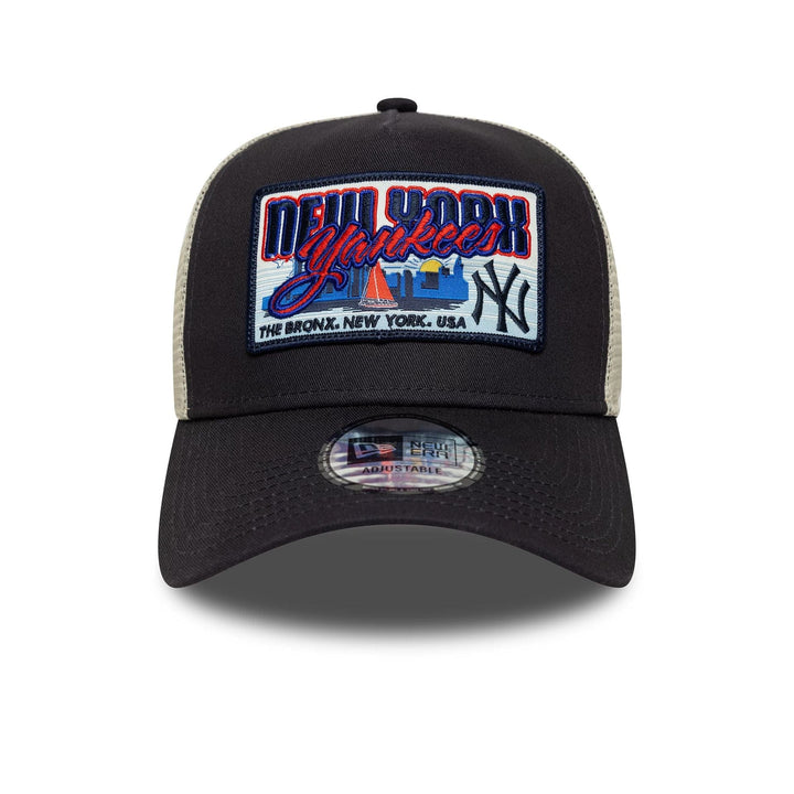 New Era MLB Patch 9Forty A-Frame Trucker NY Yankees navy