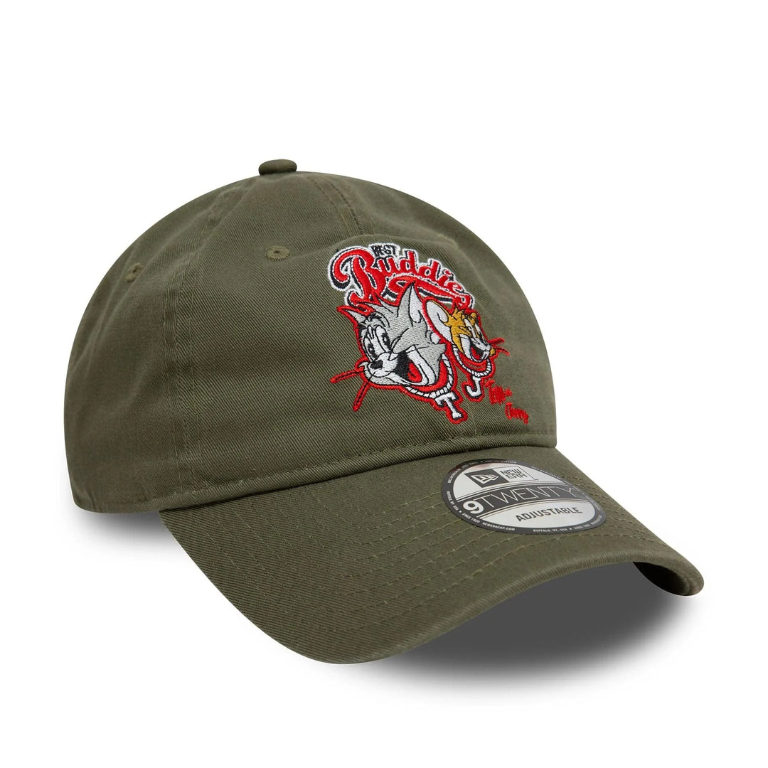 New Era Tom & Jerry 9Twenty Adjustable cap olive green