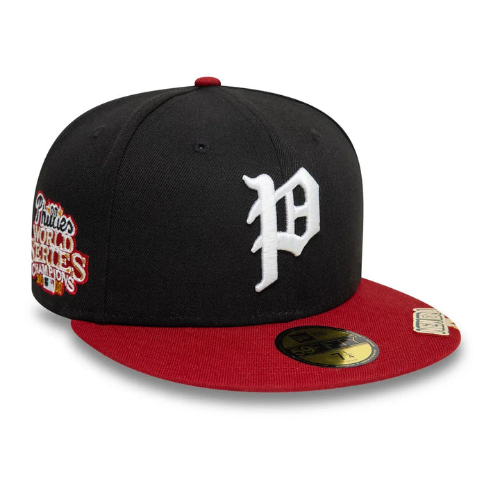 New Era Visor Clip 59Fifty P Phillies black/red