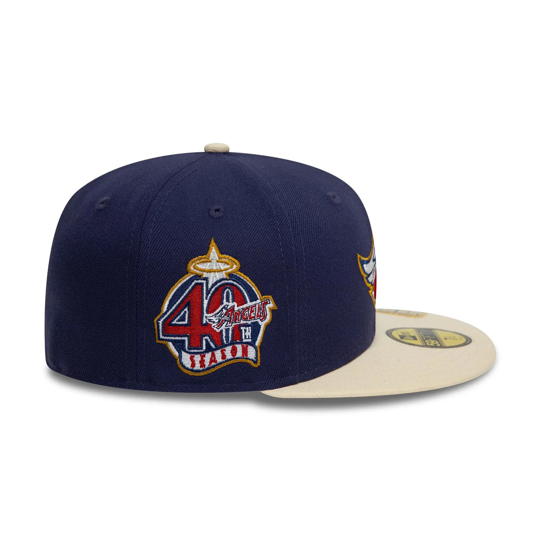 New Era Visor Clip 59Fifty LA Angels navy/cream