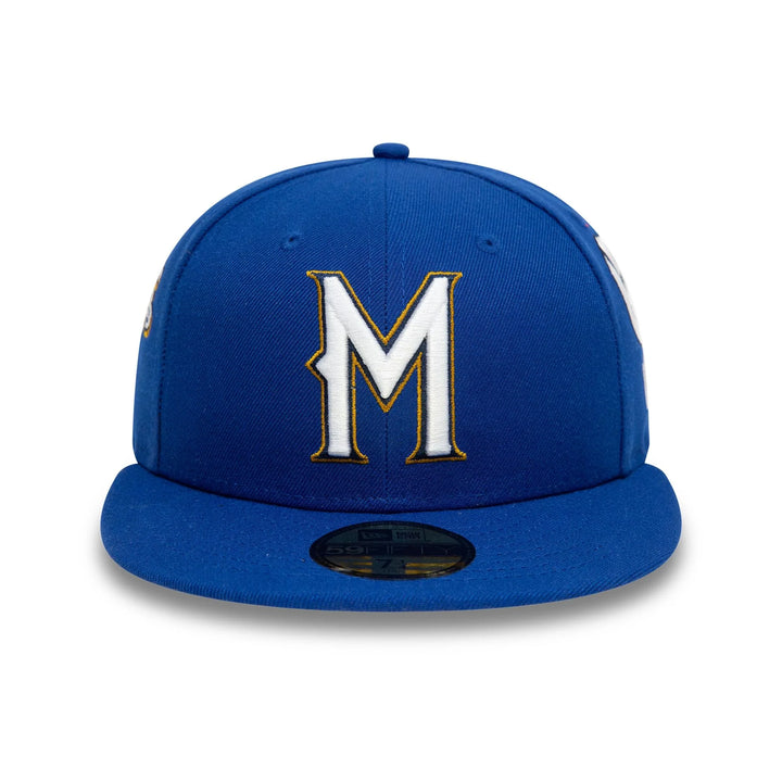 New Era Image MLB All Over Print 59Fifty M Brewers blue