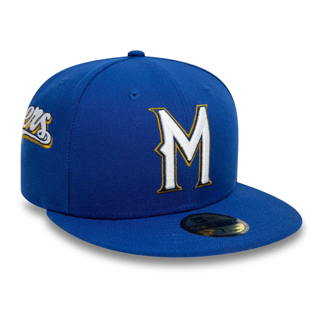 New Era Image MLB All Over Print 59Fifty M Brewers blue