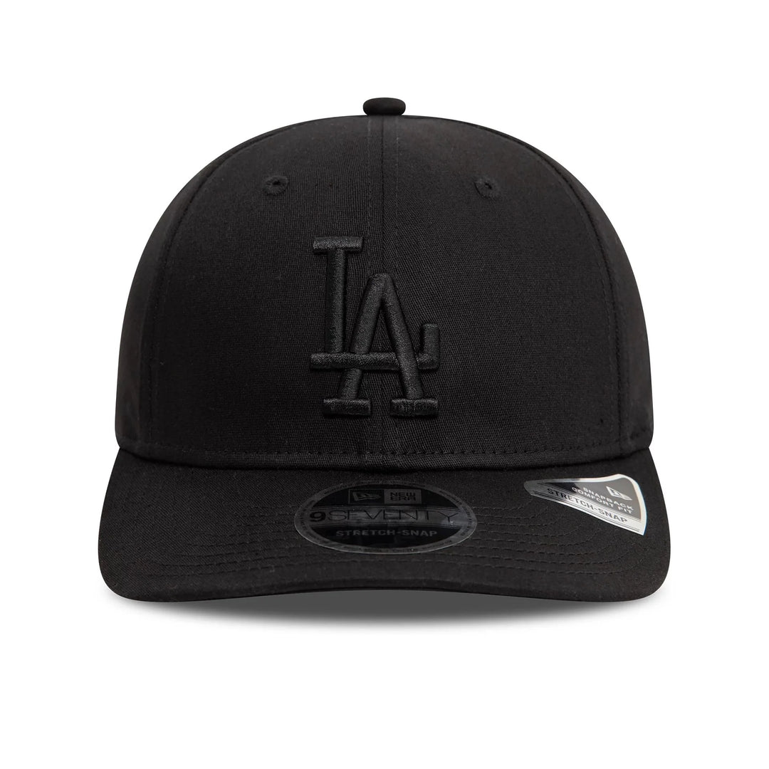 New Era Monochrome Black 9Seventy Stretch Snap LA Dodgers black