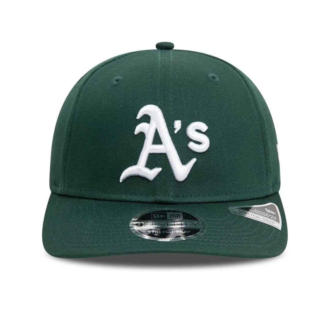 New Era Official Team Colour 9Seventy Stretch Snap O Athletics dark green