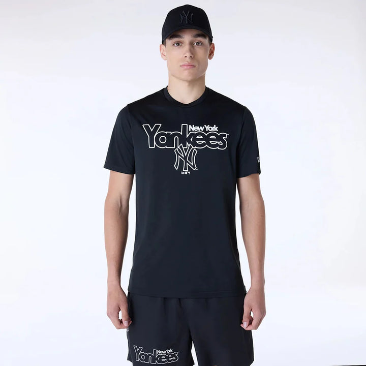 New Era MLB Essentials tee NY Yankees black