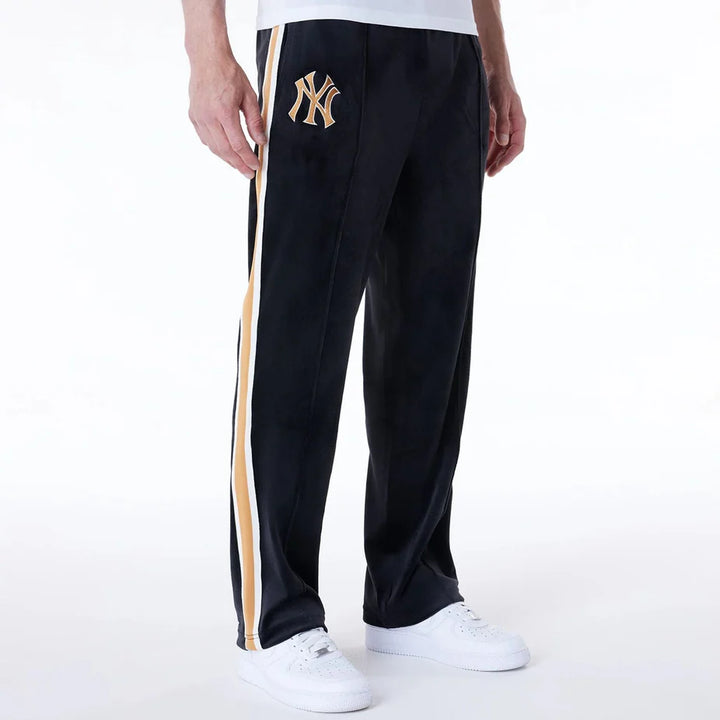 New Era MLB Velour Joggers NY Yankees black