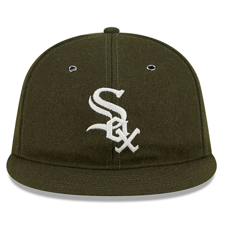 New Era Wool Retro Crown 59Fifty C White Sox olive green