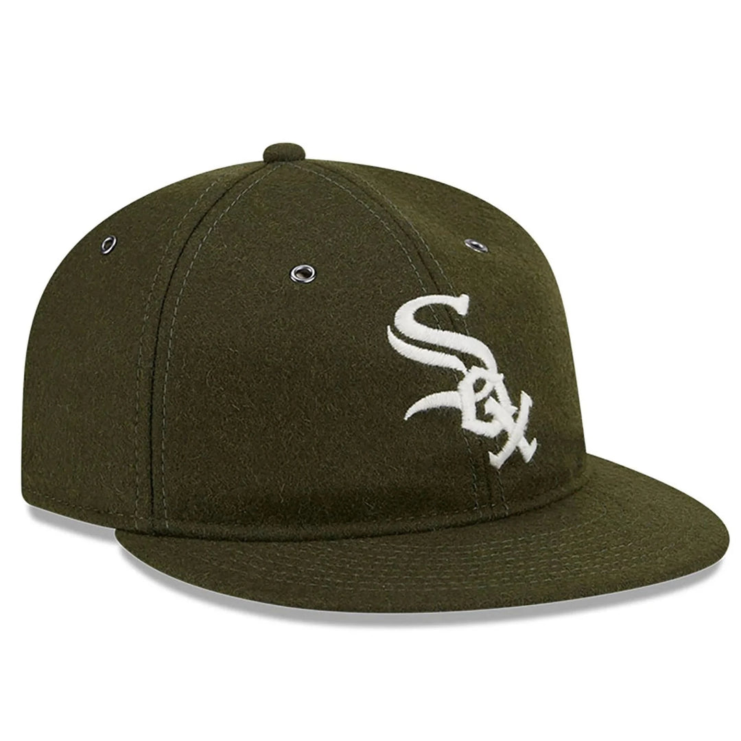 New Era Wool Retro Crown 59Fifty C White Sox olive green