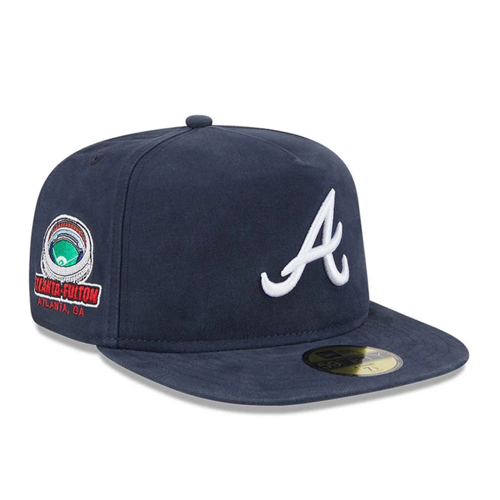 New Era Championship Side Flag  59Fifty A-Frame A Braves navy