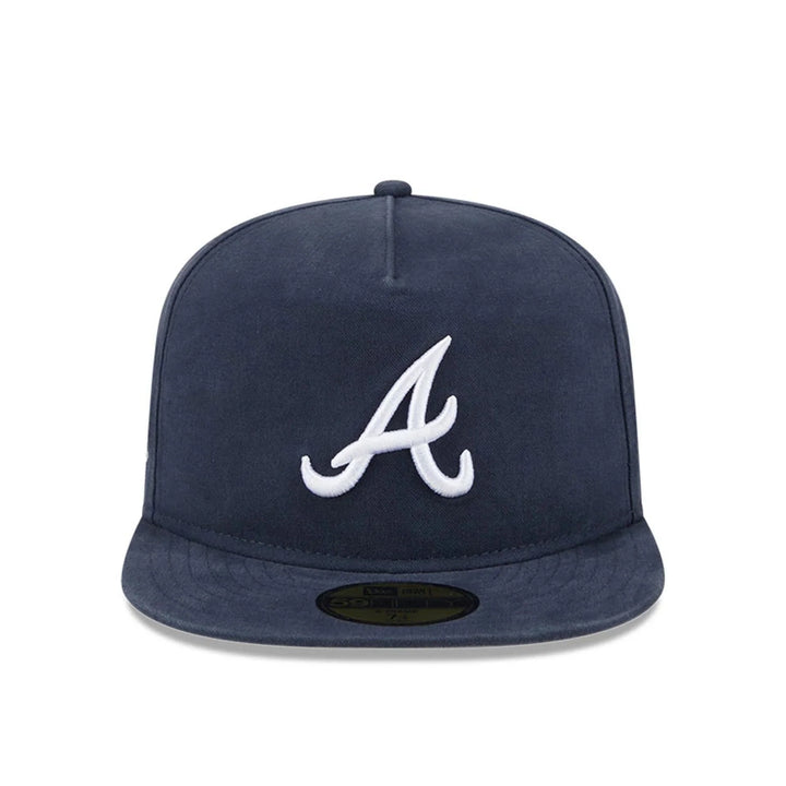 New Era Championship Side Flag  59Fifty A-Frame A Braves navy