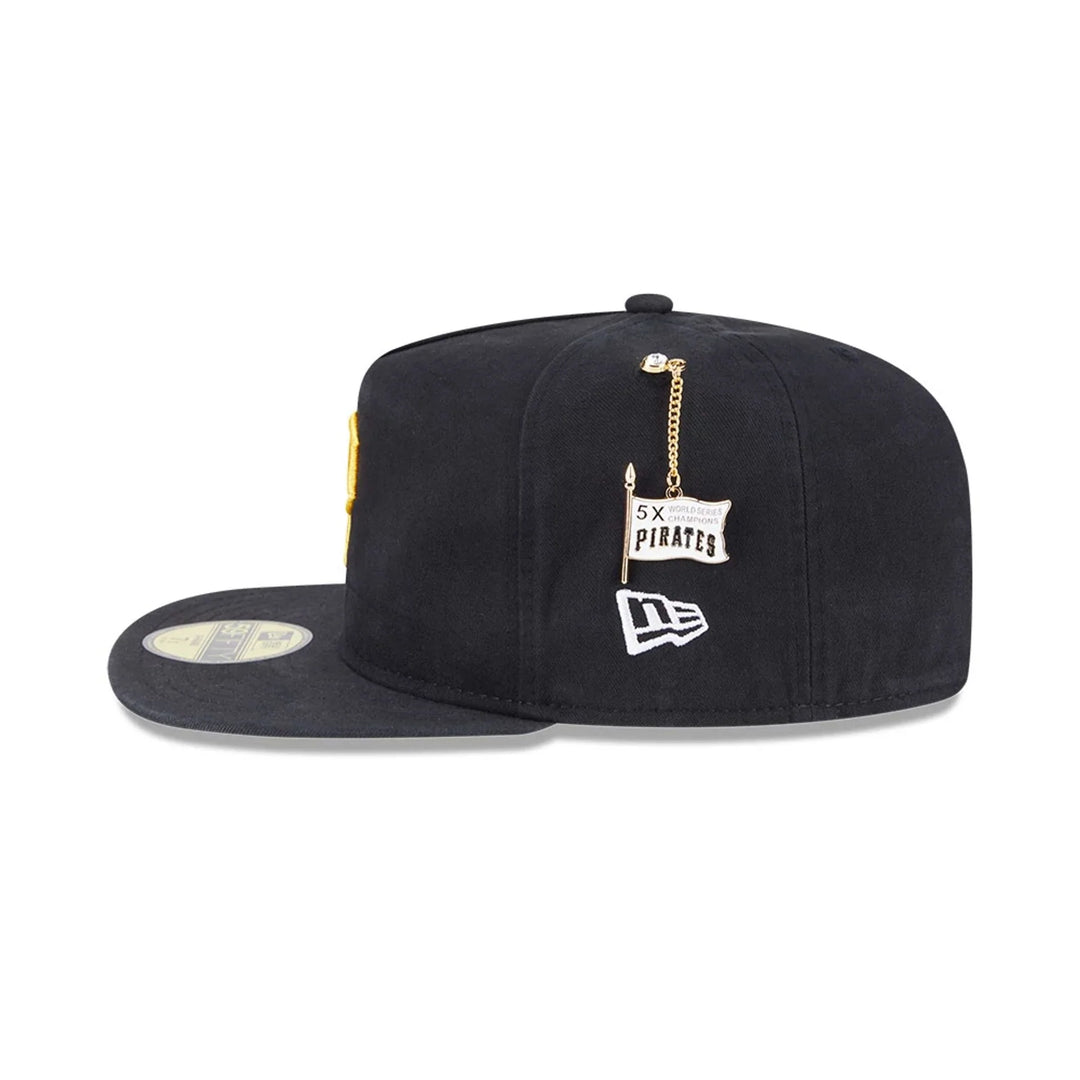 New Era Championship Side Flag  59Fifty A-Frame P Pirates black