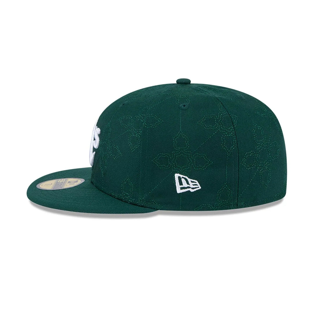 New Era OTC Pattern 59Fifty O Athletics dark green