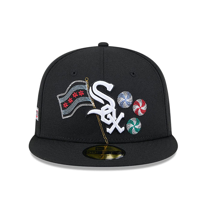 New Era State Stitch 59Fifty C White Sox black