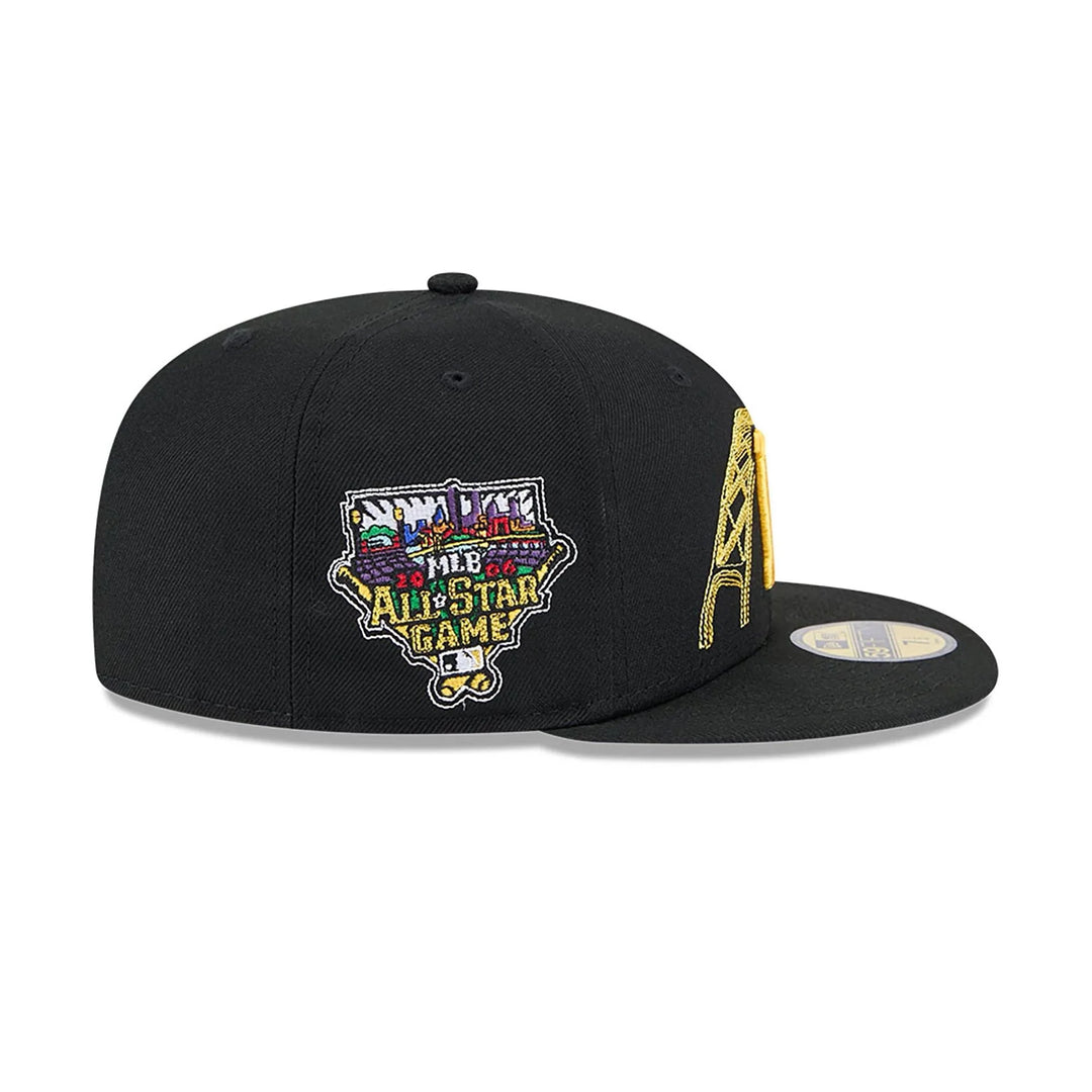 New Era State Stitch 59Fifty P Pirates black