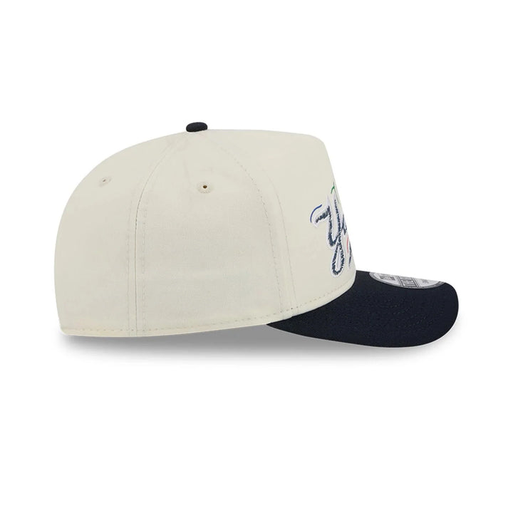 New Era Team Scribble Golfer Adjustable Cap NY Yankees white