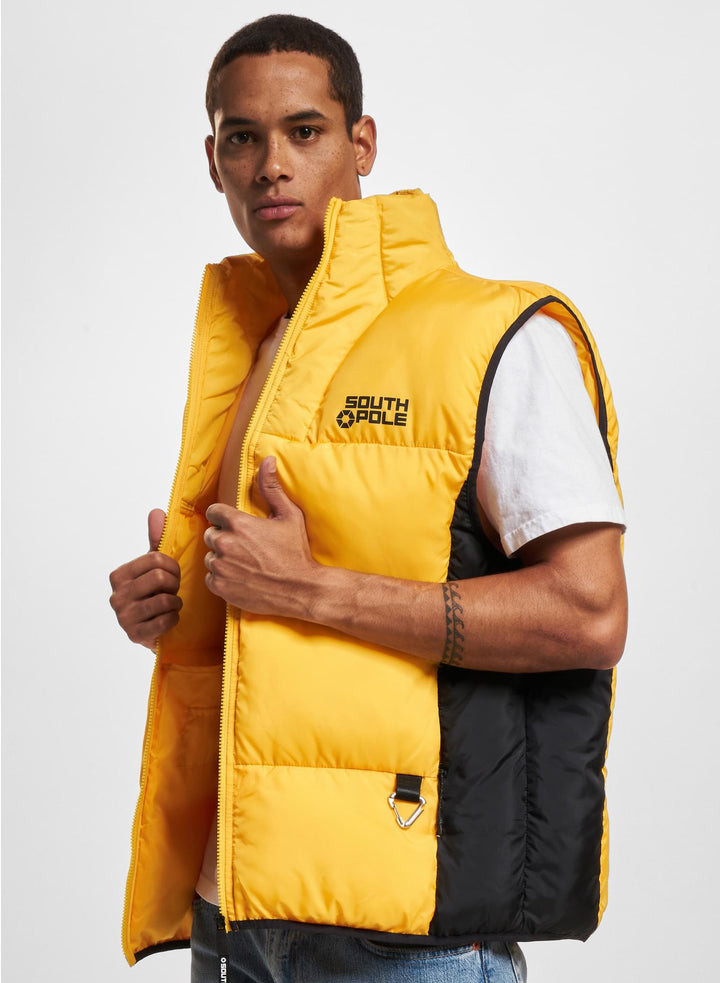 Southpole Bobble Vest 1.0 yellow/black