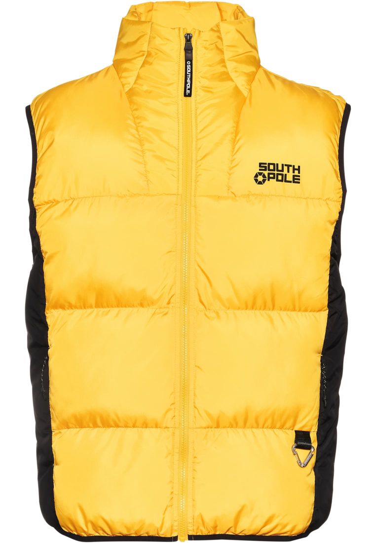 Southpole Bobble Vest 1.0 yellow/black