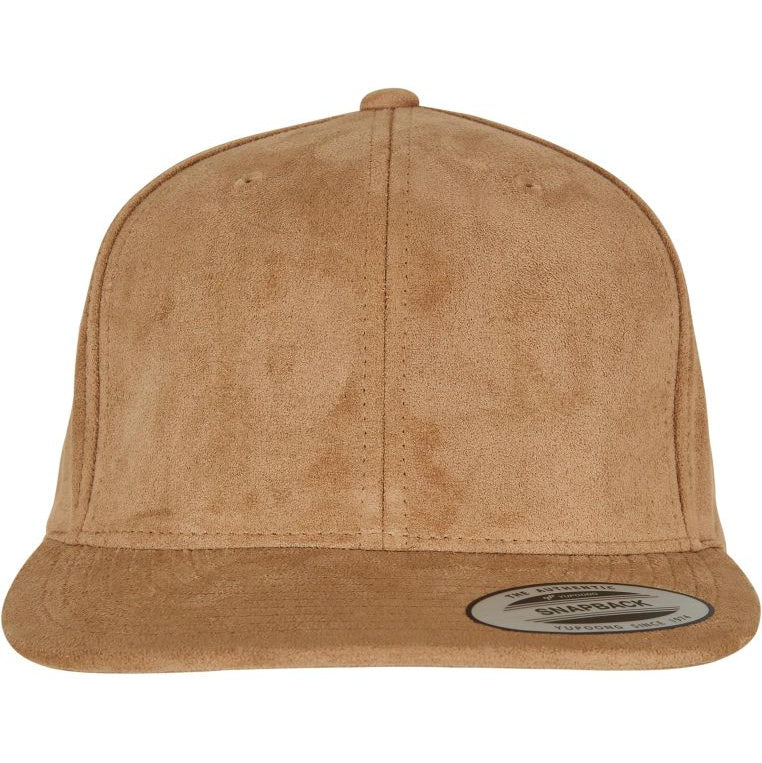 Flexfit Suede Leather Snapback khaki