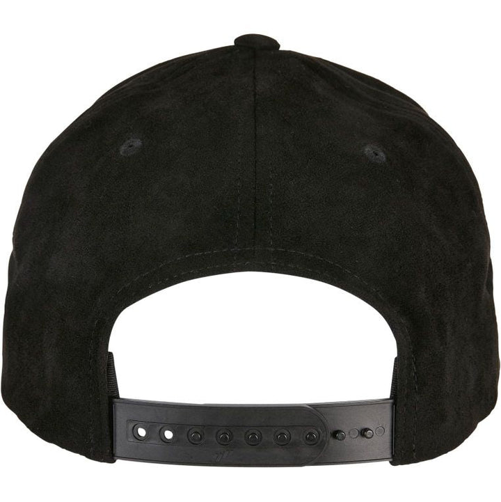 Flexfit Suede Leather Snapback black