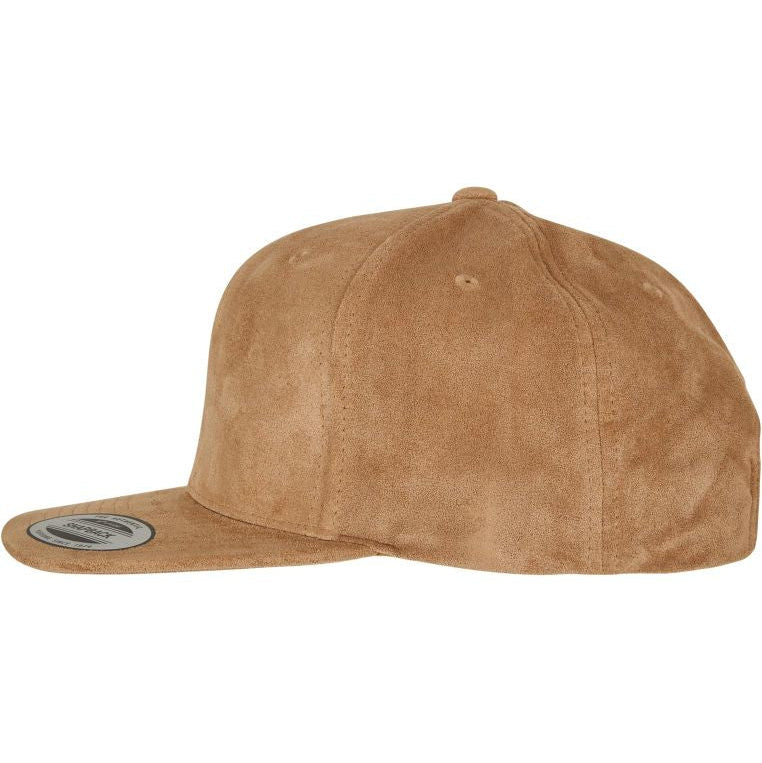 Flexfit Suede Leather Snapback khaki