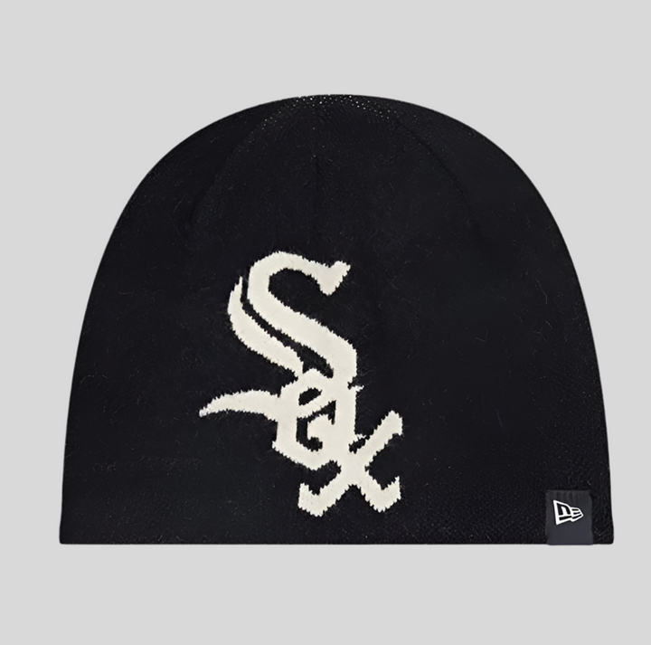 New Era Team Mega Logo Beanie C White Sox black