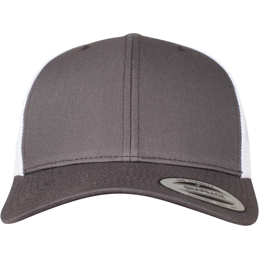 The Classics Yupoong Retro 2-tone trucker cap darkgrey/wht