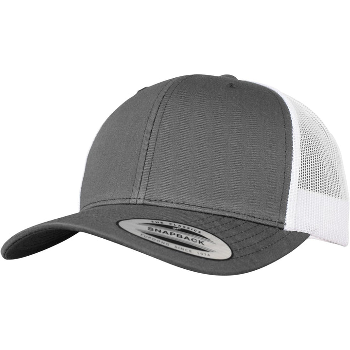 The Classics Yupoong Retro 2-tone trucker cap darkgrey/wht