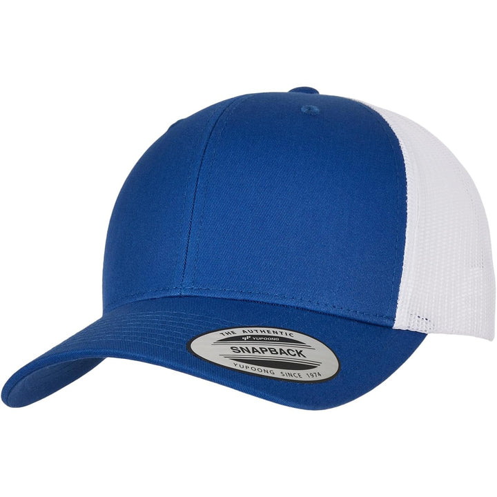 The Classics Yupoong Retro 2-tone trucker cap royal/white