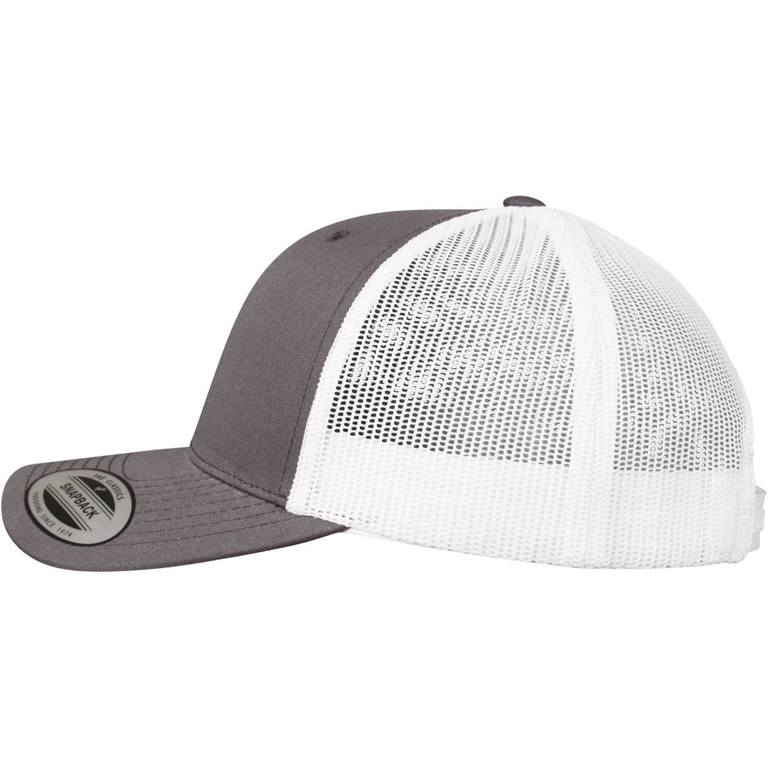 The Classics Yupoong Retro 2-tone trucker cap darkgrey/wht