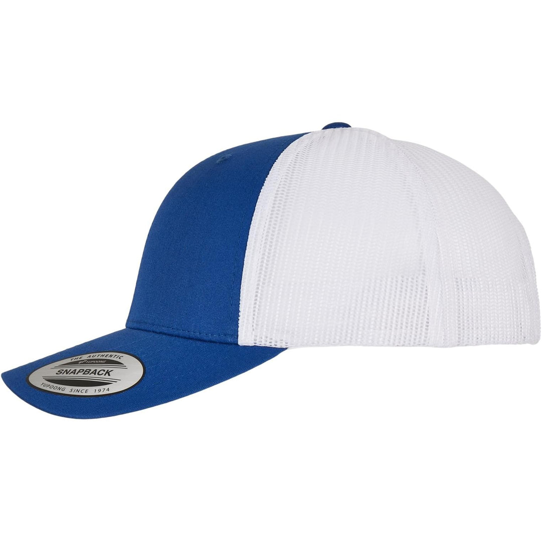 The Classics Yupoong Retro 2-tone trucker cap royal/white