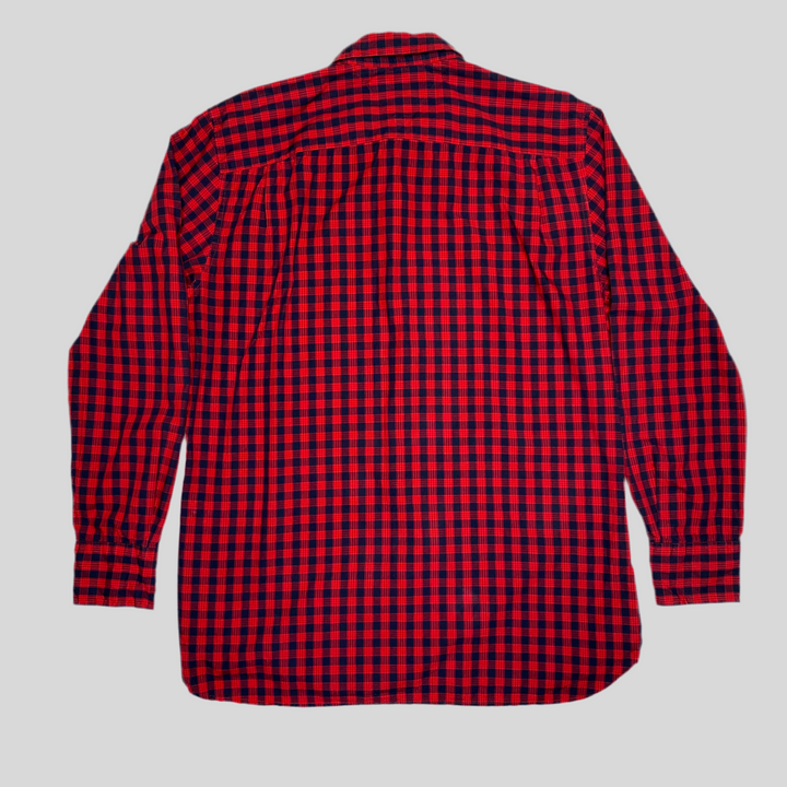 Tommy Hilfiger Check Custom Fit Shirt red/navy L