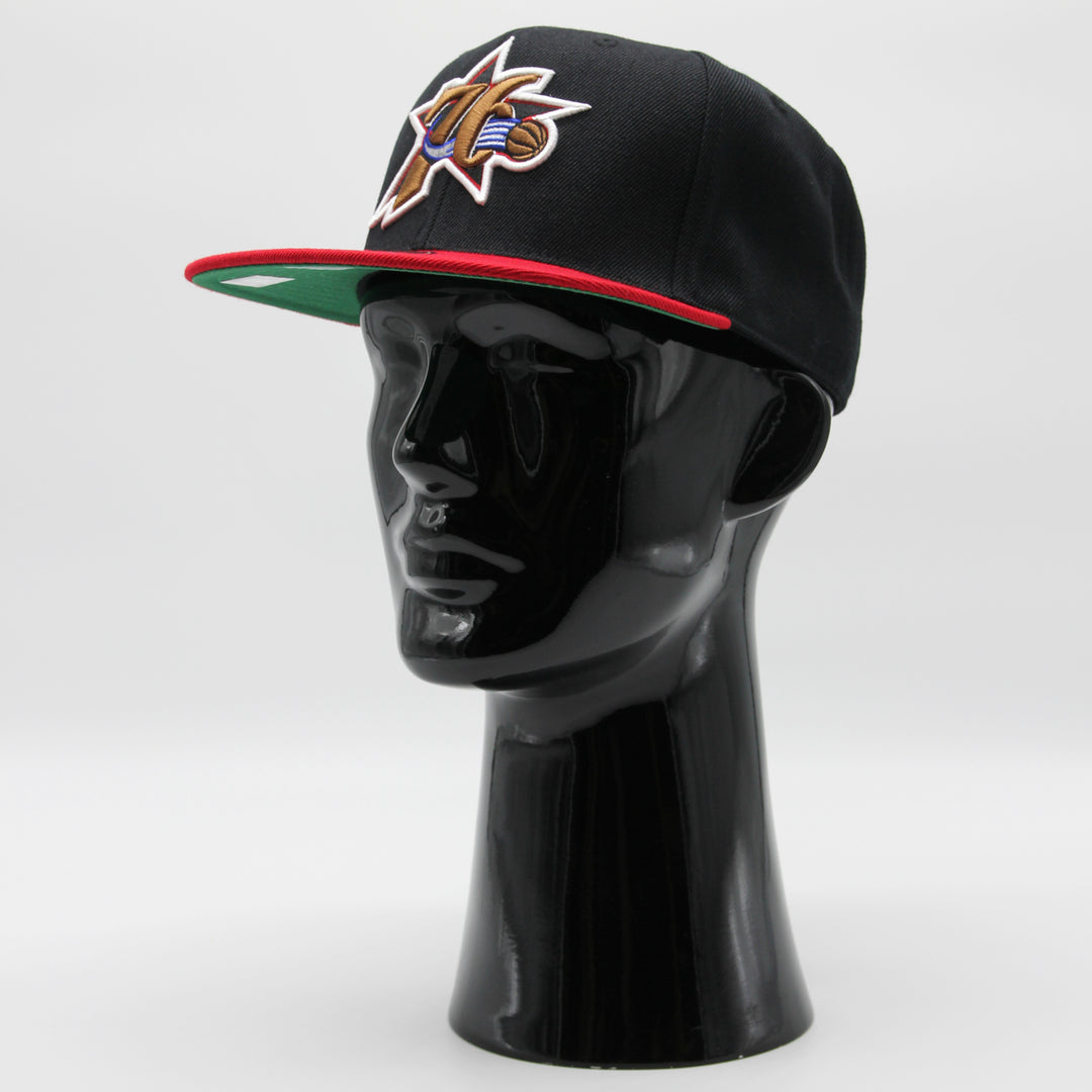 Mitchell & Ness NBA Team 2 Tone 2.0 fitted HWC P 76ers black/red - Shop-Tetuan