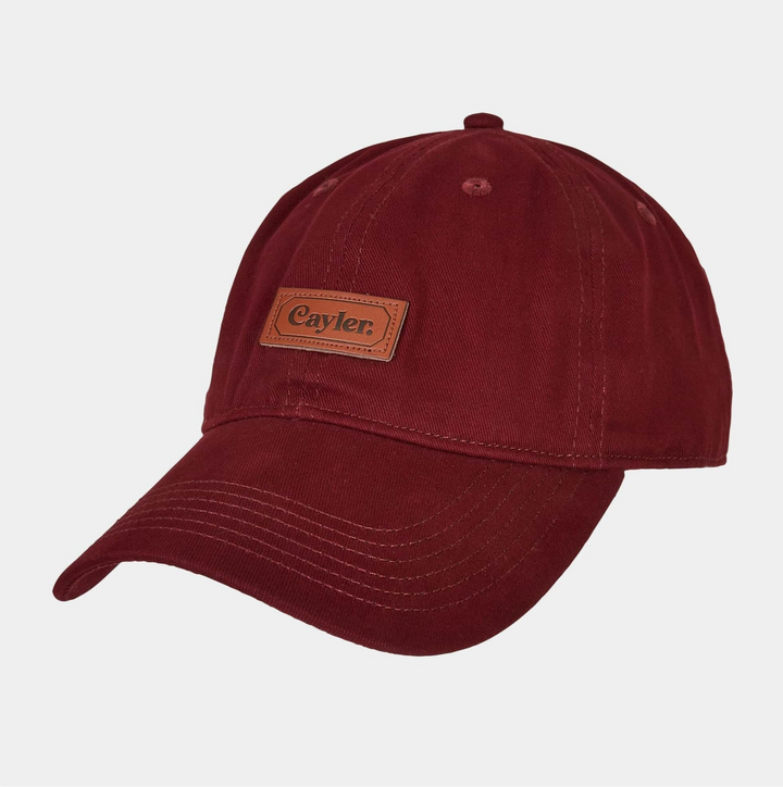 Cayler & Sons Classy Patch Curved Cap bordeaux