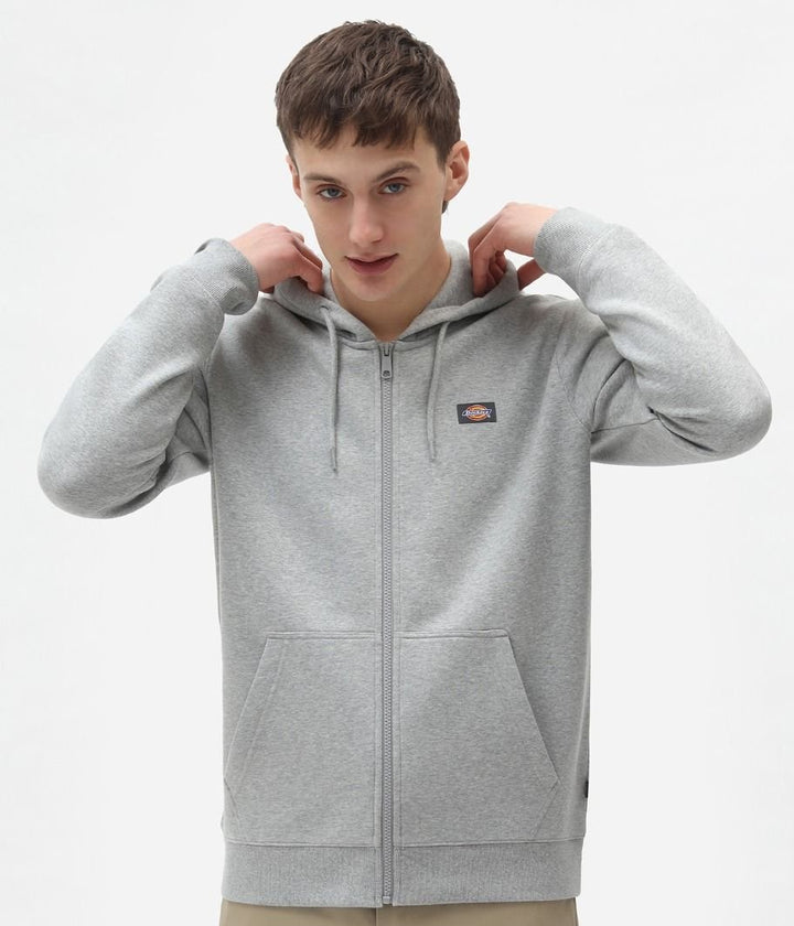 Dickies Oakport zip hoody grey melange