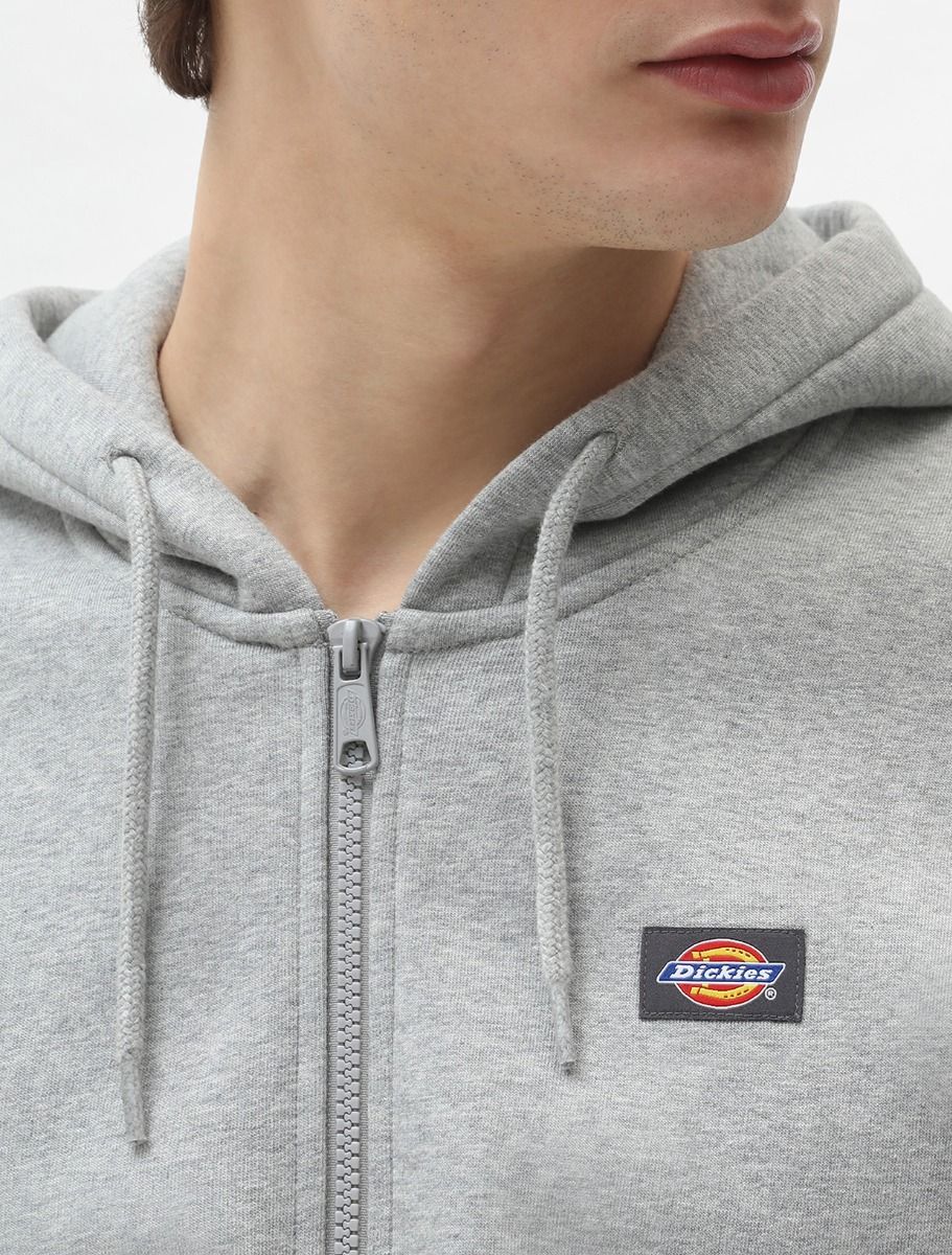 Dickies Oakport zip hoody grey melange