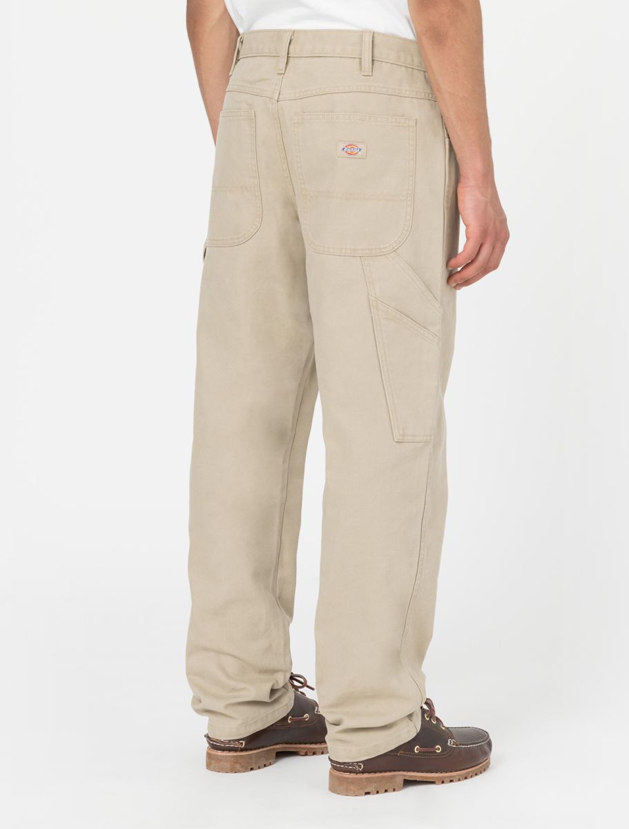 Dickies Duck Canvas Carpenter Trousers stone washed desert sand - Shop-Tetuan