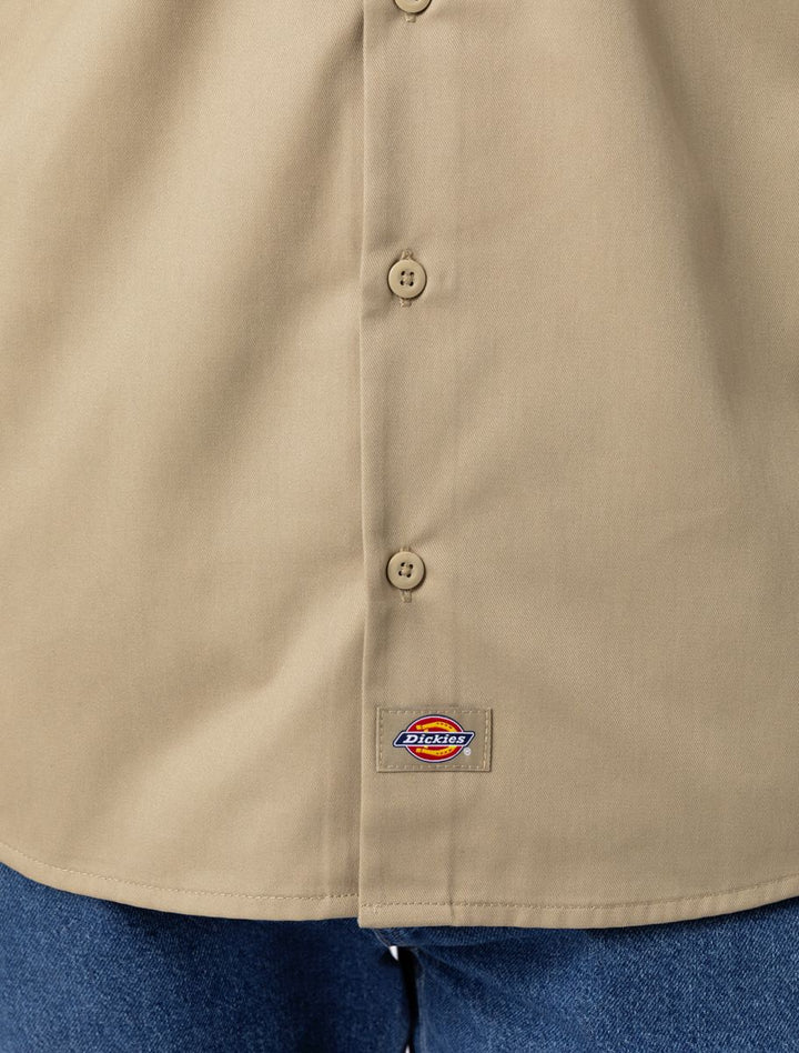 Dickies Work Shirt Long Sleeve Rec khaki