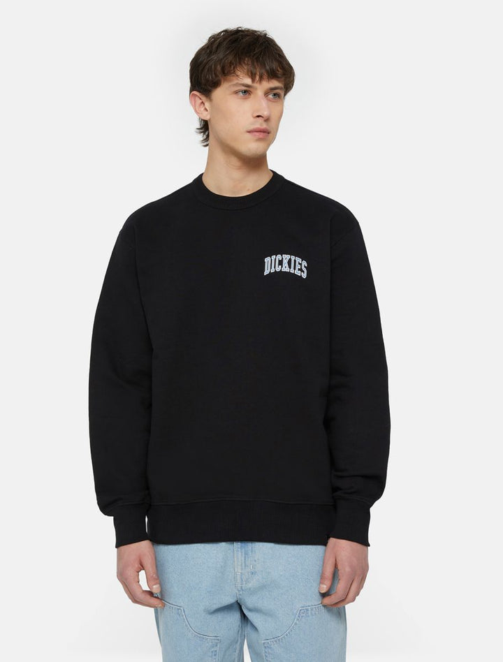 Dickies Aitkin Sweatshirt black/coronet blue - Shop-Tetuan