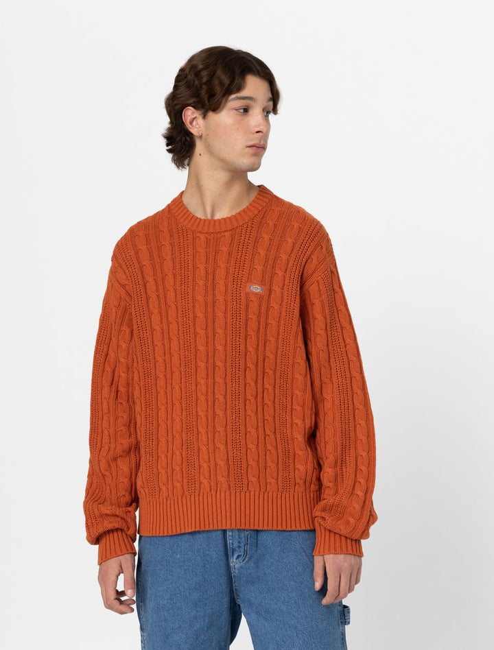 Dickies Mullinville sweater bombay brown - Shop-Tetuan