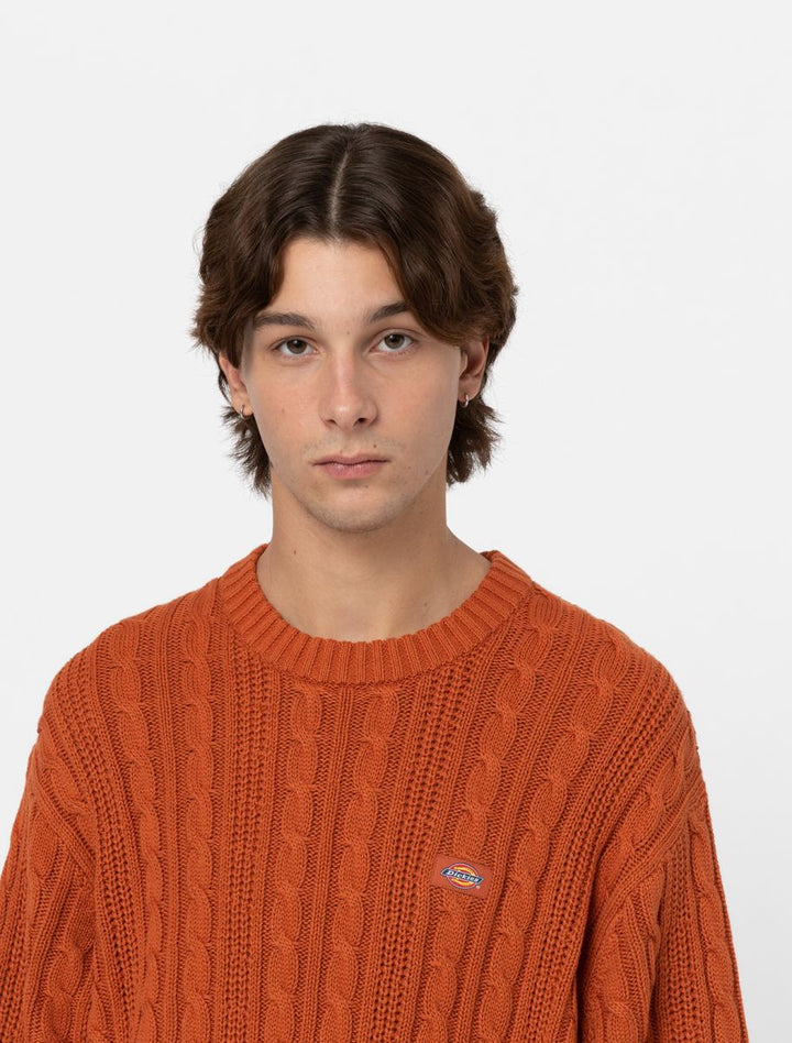 Dickies Mullinville sweater bombay brown - Shop-Tetuan