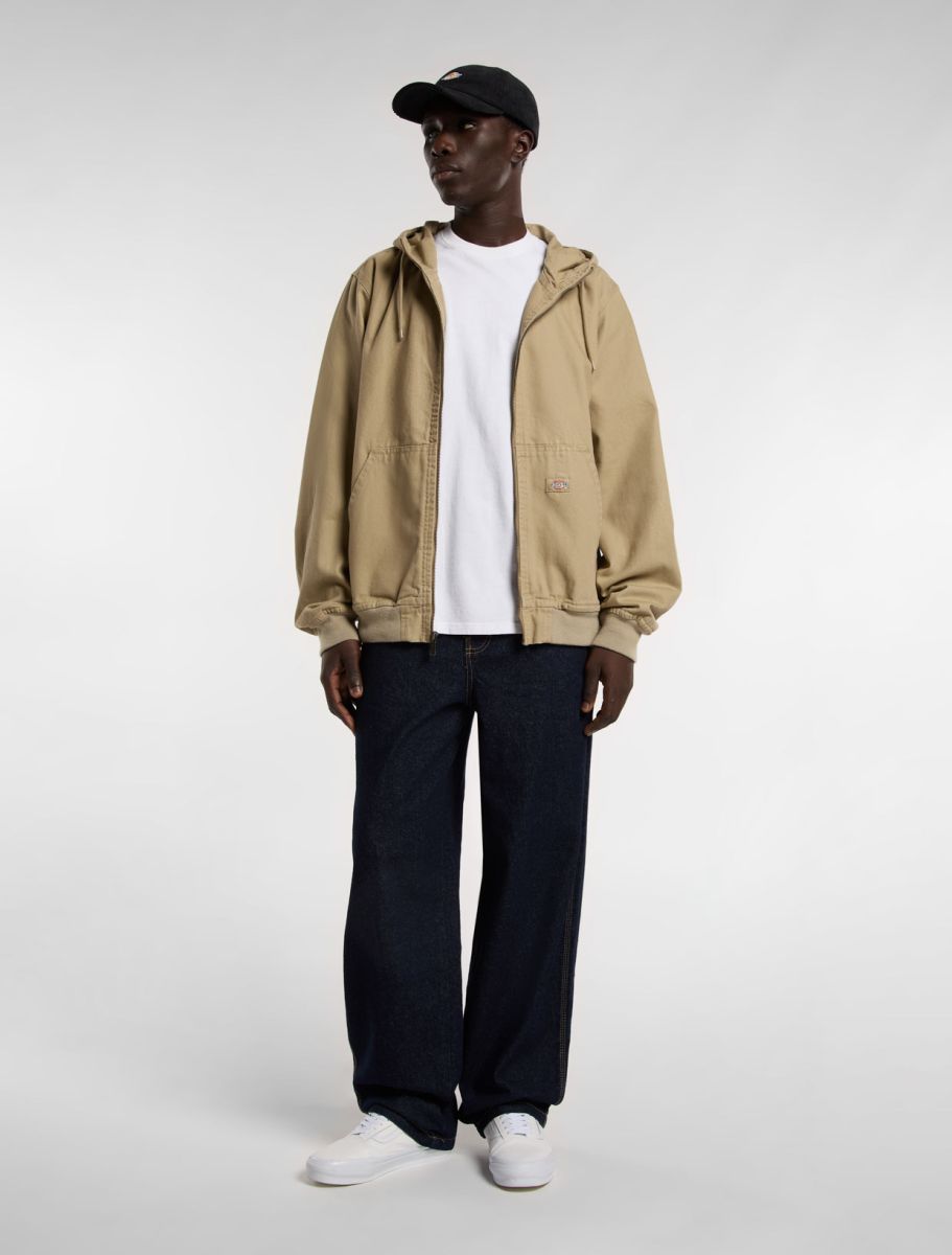 Dickies Duck Canvas Unlined Hooded Jacket desert sand