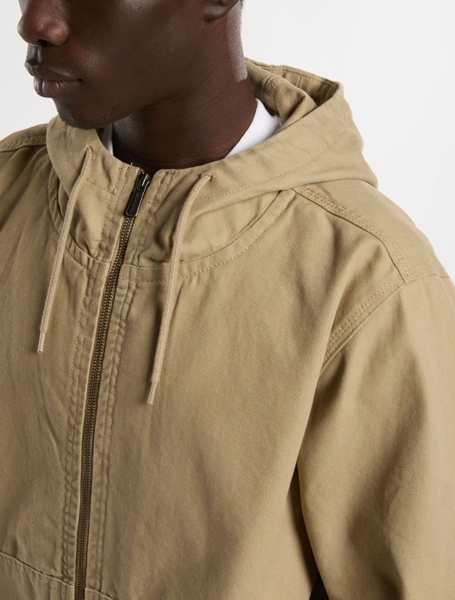 Dickies Duck Canvas Unlined Hooded Jacket desert sand