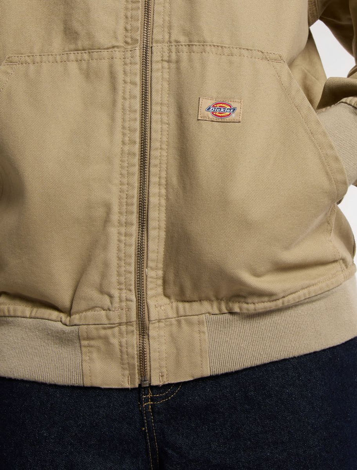 Dickies Duck Canvas Unlined Hooded Jacket desert sand