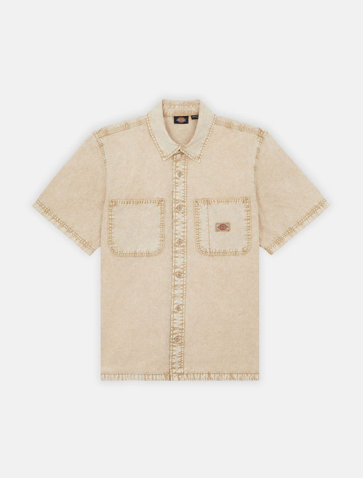 Dickies Newington Short Sleeve Shirt sandstone - Shop-Tetuan